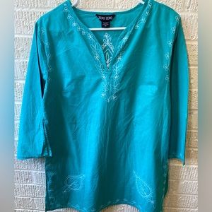 Medium Blue Cover up/Dress